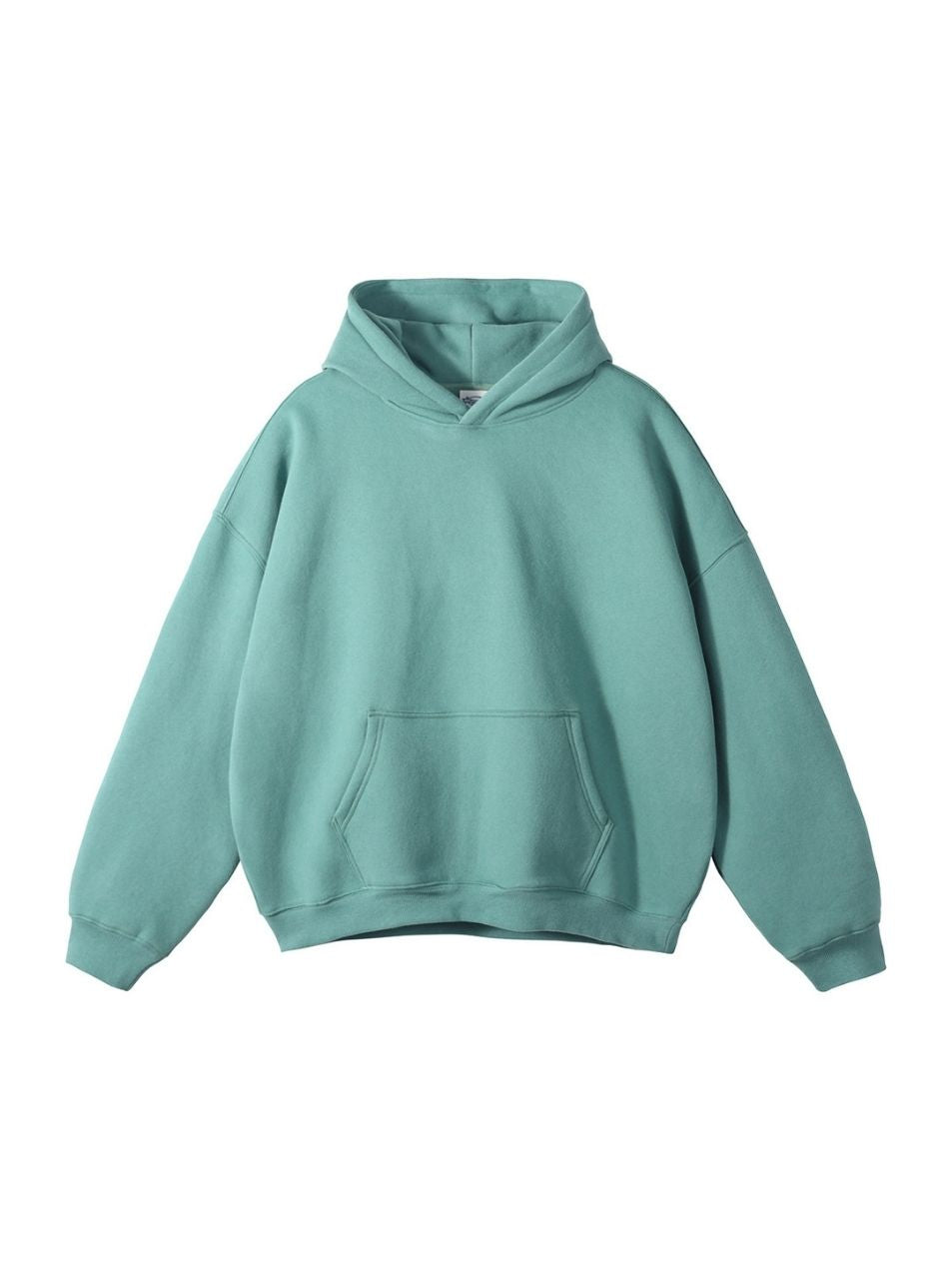 Unisex Oversized Teal Hoodie Soft Fleece Essentials Pullover