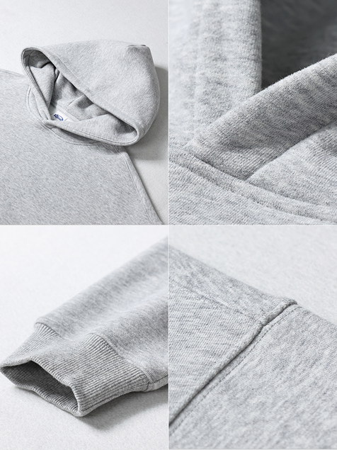 Unisex Yellow Oversized Hoodie Minimal Streetwear Sweatshirt