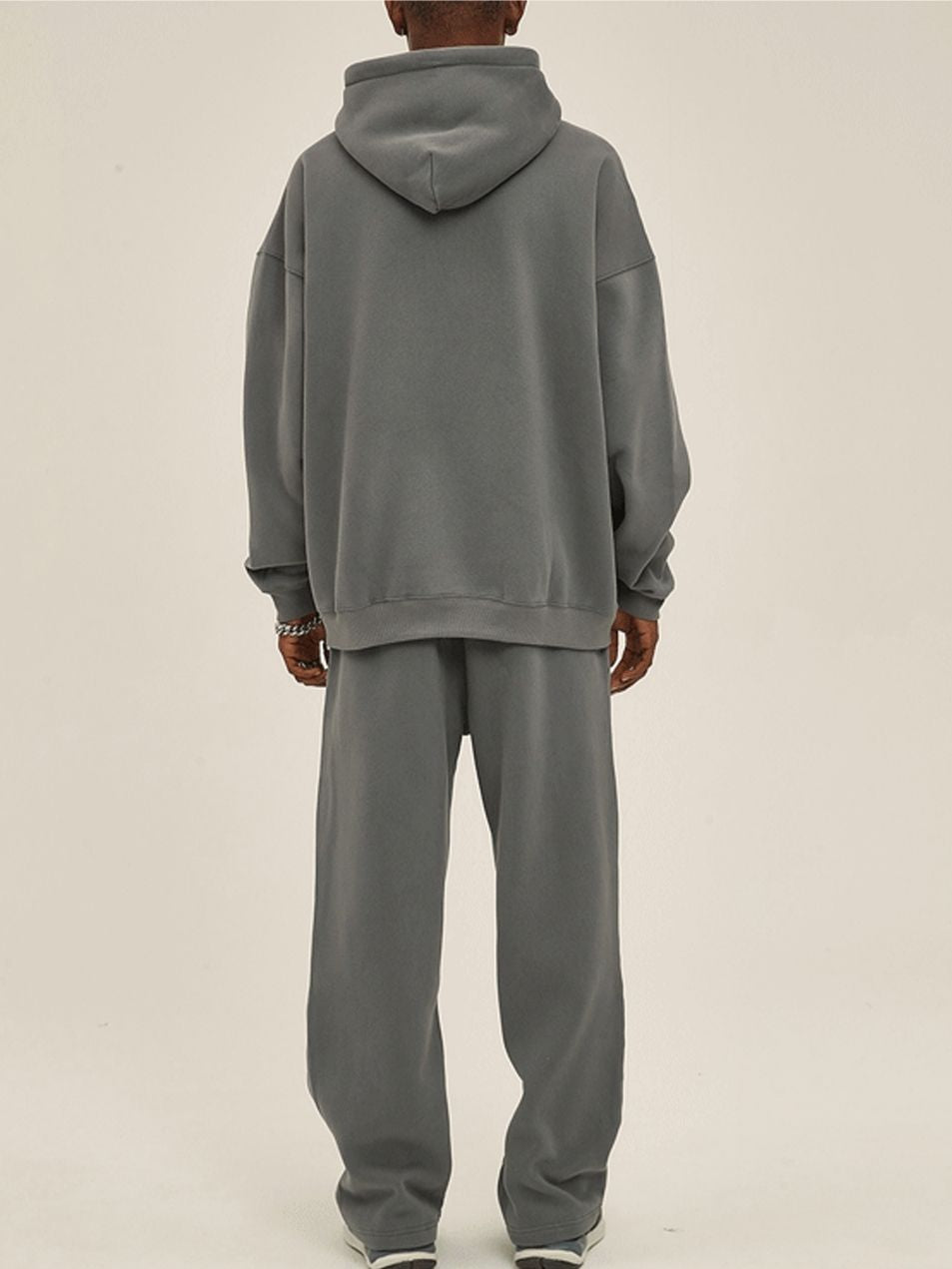 Unisex Sweatpants and Hoodie Set Relaxed Fit Streetwear Tracksuit