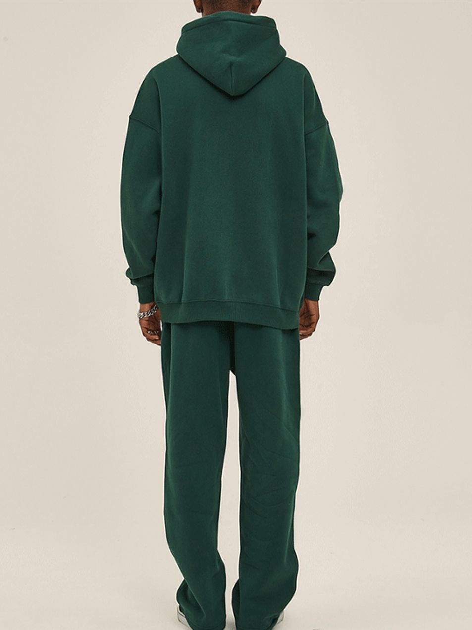 Unisex Fleece Tracksuit Oversized Hoodie and Sweatpants Set