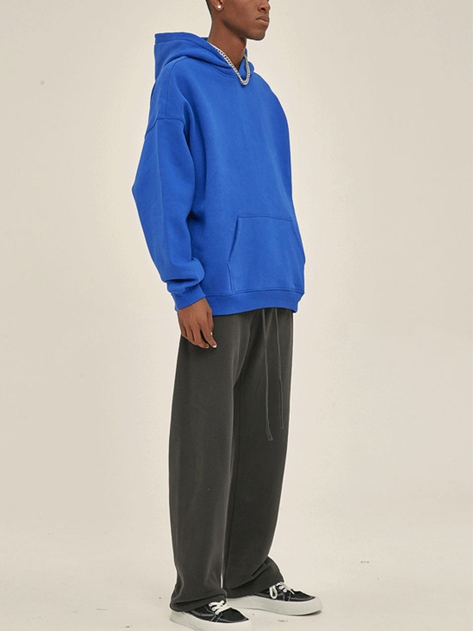 Unisex Fleece Tracksuit Oversized Hoodie and Sweatpants Set