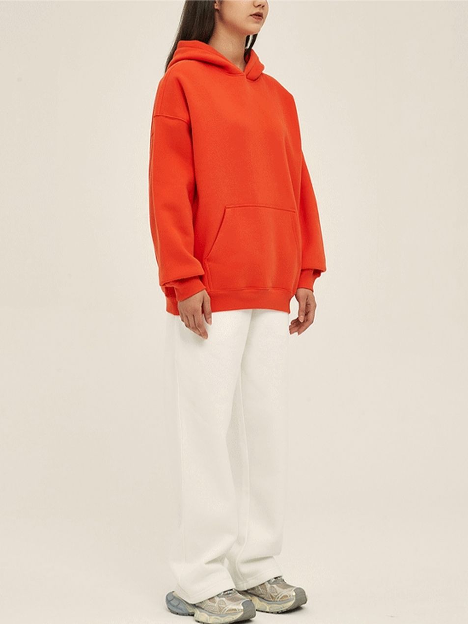 Oversized Pullover Hoodie and Sweatpants Set Unisex Winter Outfit