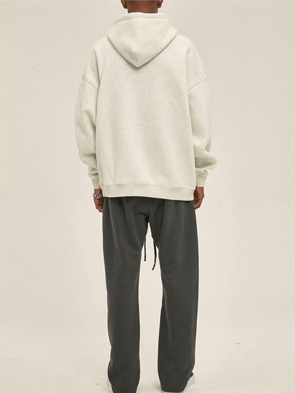 Oversized Pullover Hoodie and Sweatpants Set Unisex Winter Outfit
