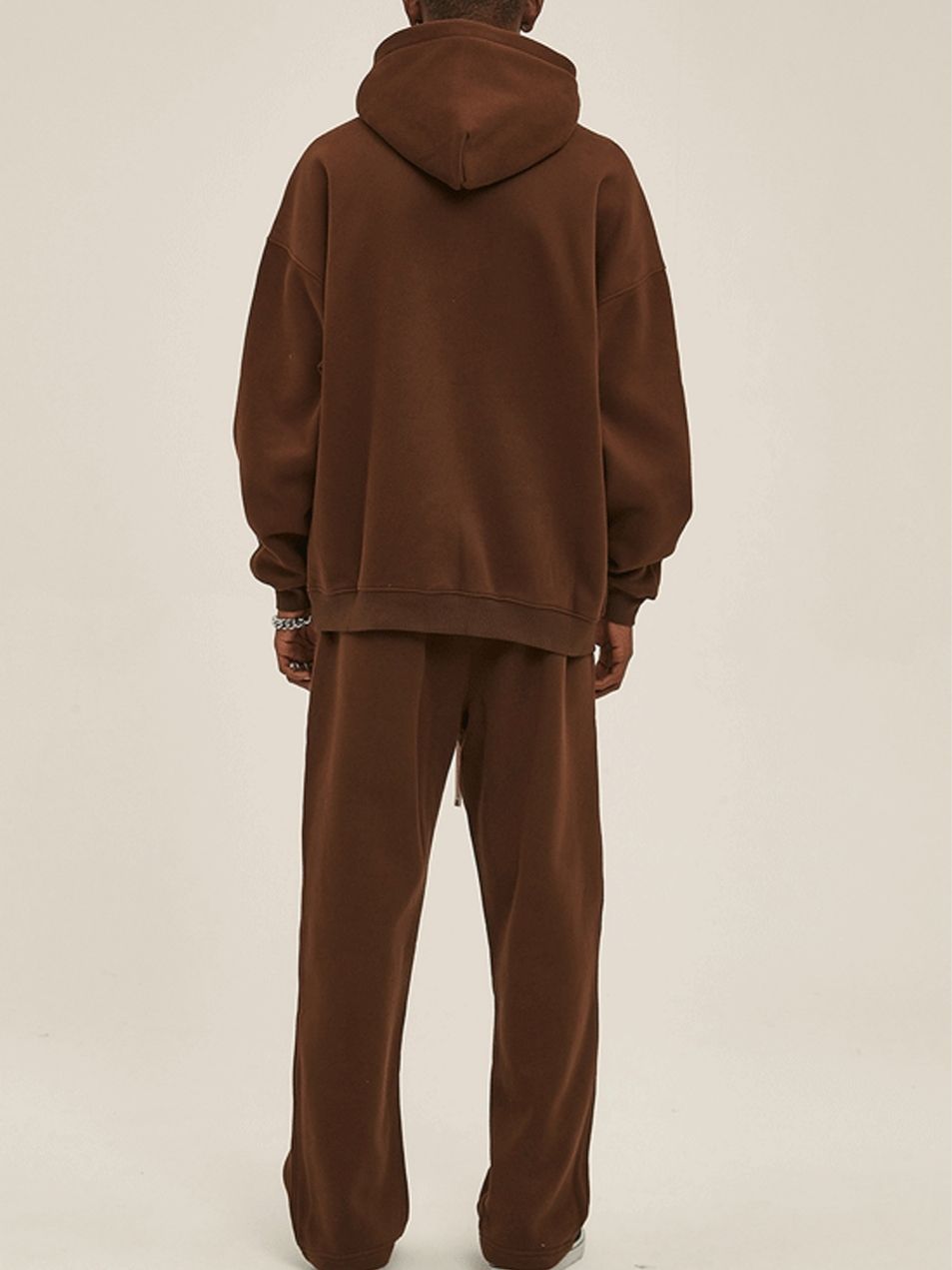 Oversized Pullover Hoodie and Sweatpants Set Unisex Winter Outfit